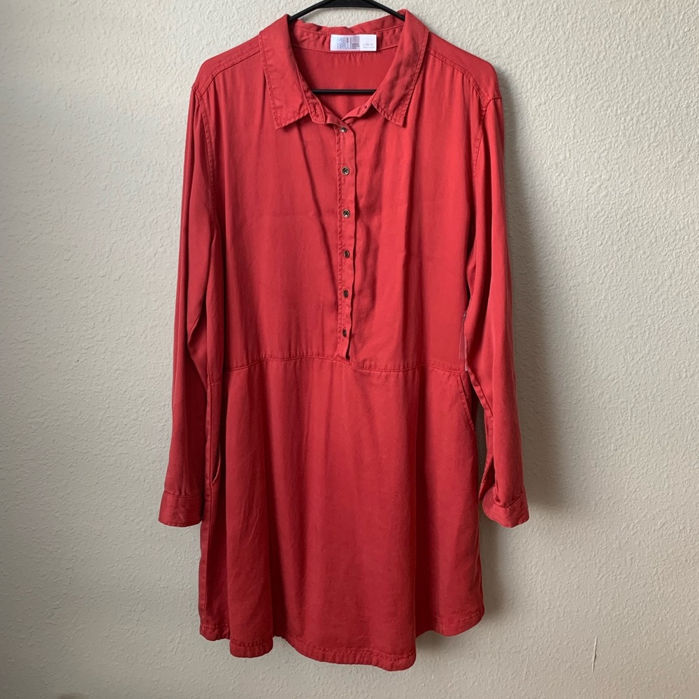 Time and Tru Women’s Lovell Shirt Dress XL(16-18)